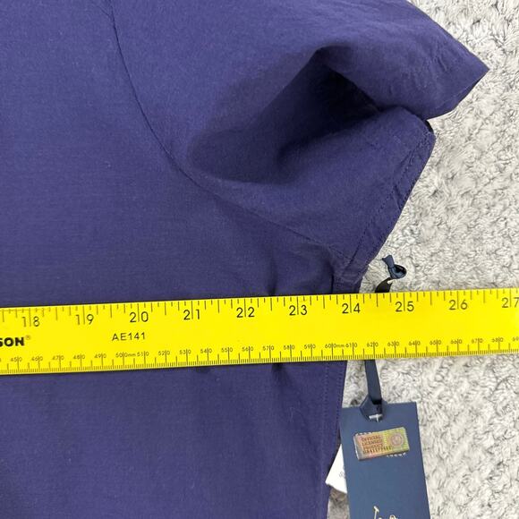 U.S. Polo ASSN Cover Up Women XL Blue Gray Striped Short Sleeves Beach New - Picture 11 of 11